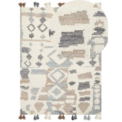 Dywan wełniany kilim 160 x 230 cm wielokolorowy MRGAVET