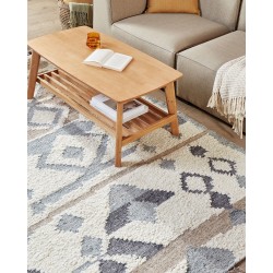 Dywan wełniany kilim 160 x 230 cm wielokolorowy MRGAVET