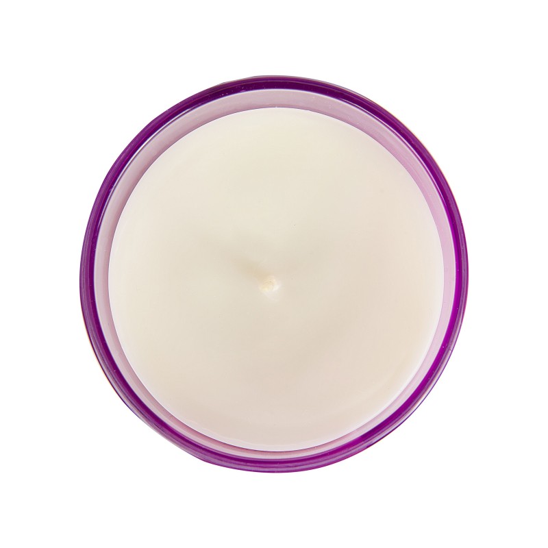 Zestaw 3 świeczek zapachowych COLORFUL BARREL Wosk sojowy Świeże nuty Nuty kwiatowe