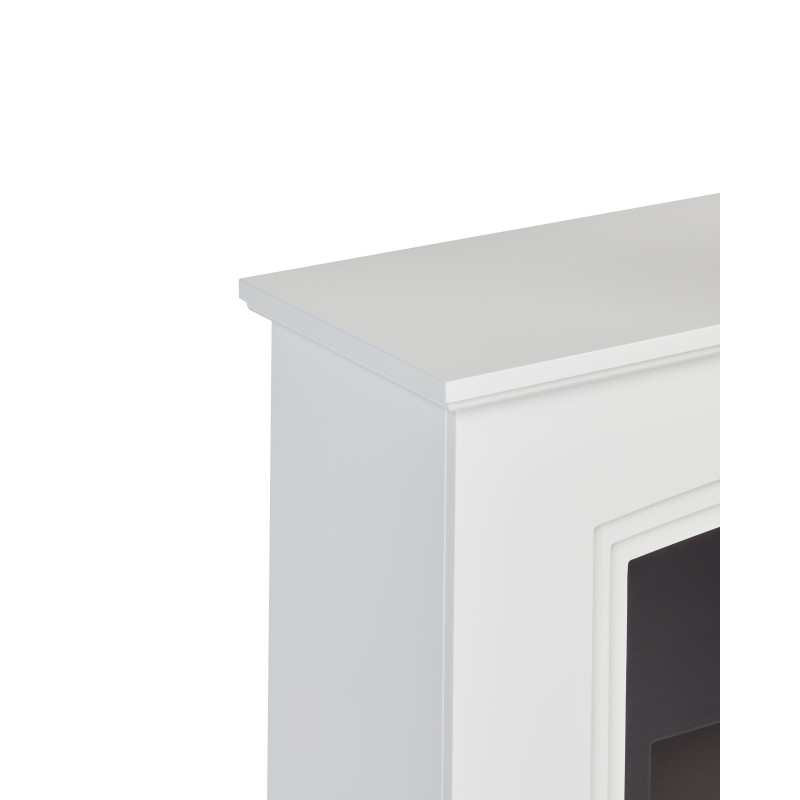 Kominek elektryczny z funkcją grzania NYIRI Biały