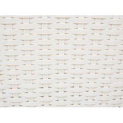 Łóżko ogrodowe SYLT Technorattan Biały