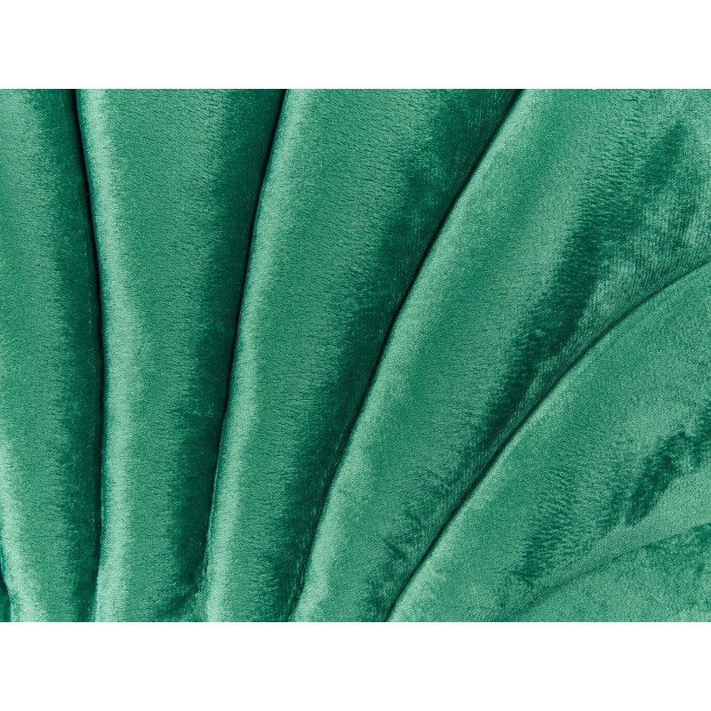 Poduszka dekoracyjna CONSOLIDA Welur 47 x 35 cm Szmaragdowy Jednolity