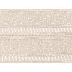 Narzuta na łóżko DAULET Bawełna 150 x 200 cm Jasnobeżowy