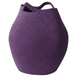 Zestaw 2 koszy PANJGUR Bawełna Purpurowy