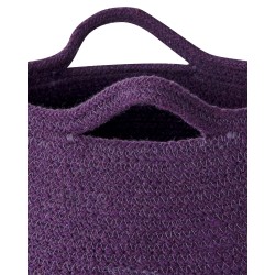 Zestaw 2 koszy PANJGUR Bawełna Purpurowy