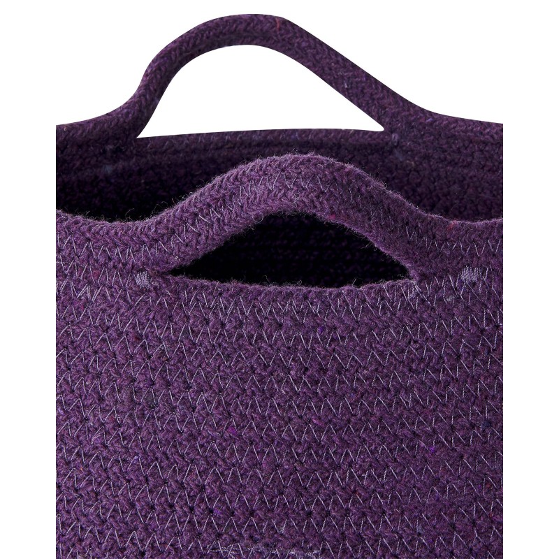 Zestaw 2 koszy PANJGUR Bawełna Purpurowy