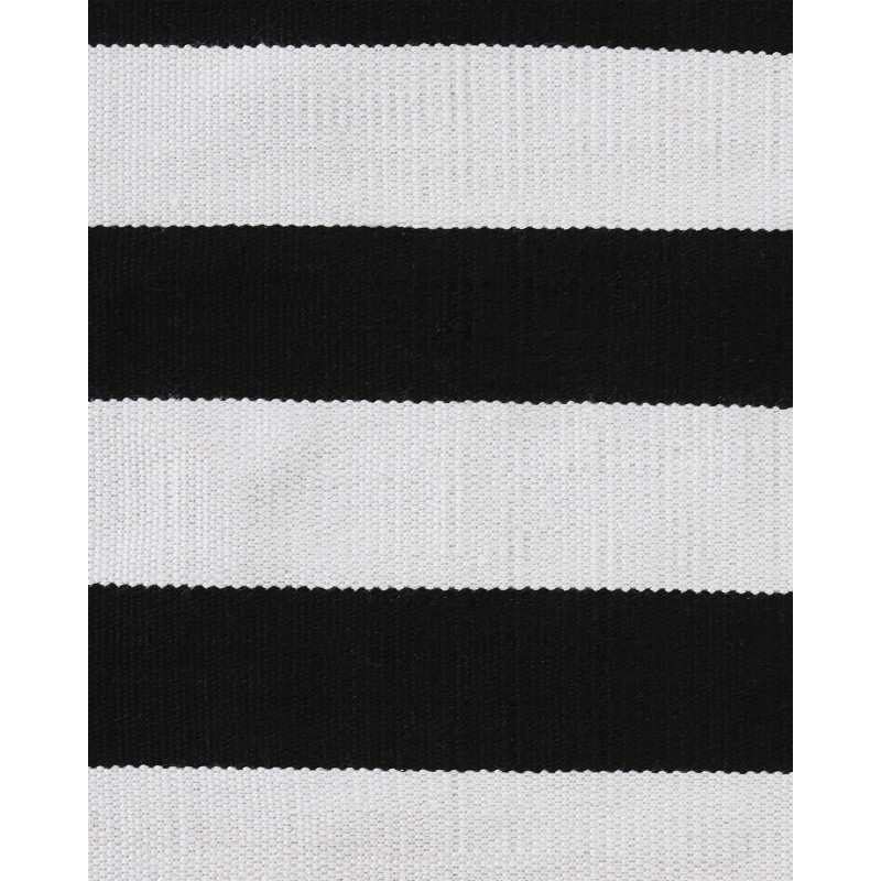 Dywan zewnętrzny 140 x 200 cm czarno-biały TAVAS