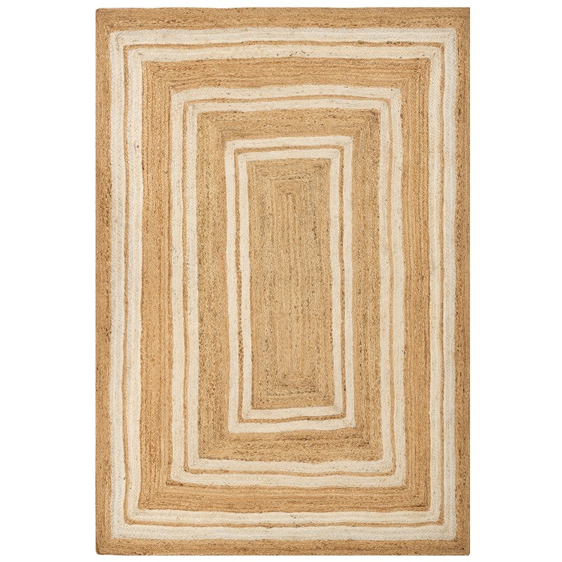 Dywan z juty 160 x 230 cm beżowy ELMALI