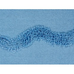 Koc KHARI Bawełna 125 x 150 cm Błękitny