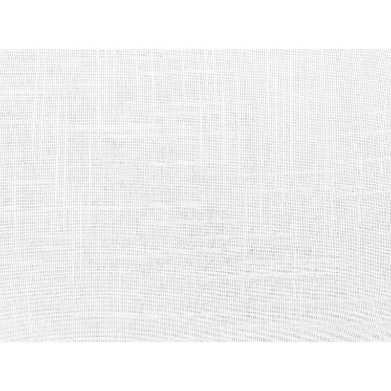 Zestaw 2 poduszek dekoracyjnych BANORI Len 30 x 50 cm Biały Jednolity