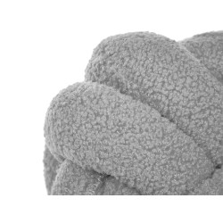 Poduszka dekoracyjna MALNI Boucle 19 x 19 cm Szary Jednolity