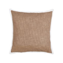 Zestaw 2 poduszek dekoracyjnych IANTHE Bawełna 45 x 45 cm Brązowy Jednolity