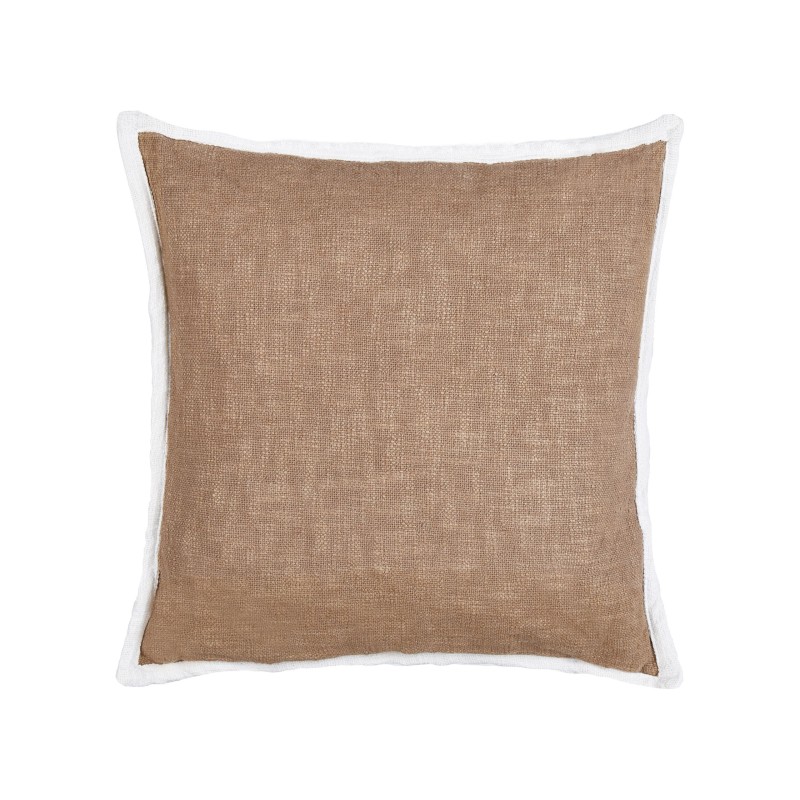Zestaw 2 poduszek dekoracyjnych IANTHE Bawełna 45 x 45 cm Brązowy Jednolity