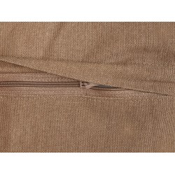 Zestaw 2 poduszek dekoracyjnych IANTHE Bawełna 45 x 45 cm Brązowy Jednolity