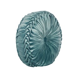 Poduszka dekoracyjna UDALA Welur 40 x 40 cm Lazurowy Jednolity