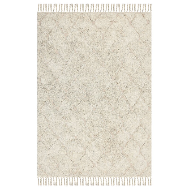Dywan bawełniany 140 x 200 cm beżowy SILCHAR