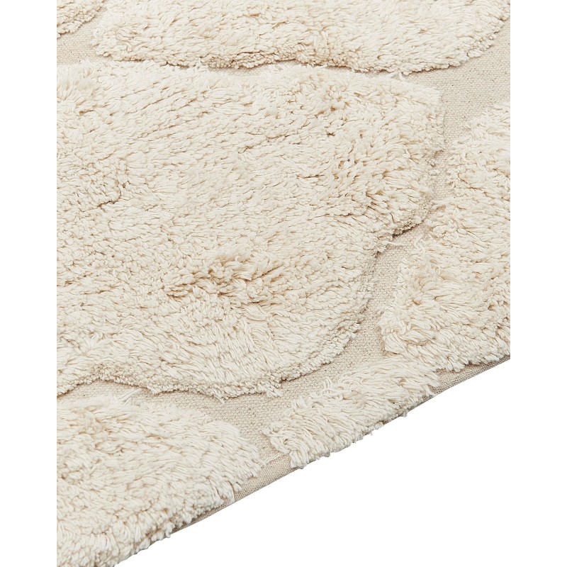 Dywan bawełniany 140 x 200 cm beżowy SILCHAR