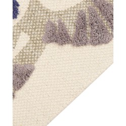 Dywan dziecięcy bawełniany w zwierzęcy wzór 80 x 150 cm beżowy SINGKIL