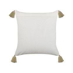 Zestaw 2 poduszek dekoracyjnych SYRINGA Bawełna 45 x 45 cm Zielony Wzór geometryczny