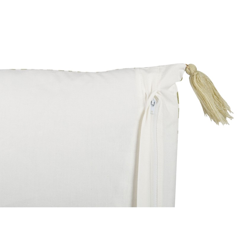 Zestaw 2 poduszek dekoracyjnych SYRINGA Bawełna 45 x 45 cm Zielony Wzór geometryczny