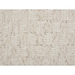 Zestaw 2 poduszek dekoracyjnych BASALIM 45 x 45 cm Beżowy Jednolity