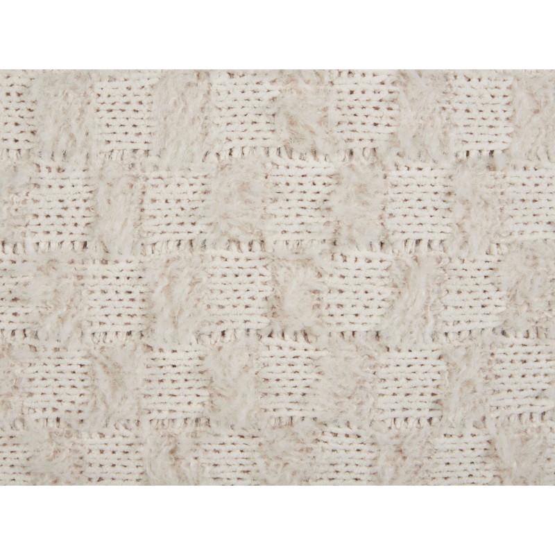 Zestaw 2 poduszek dekoracyjnych BASALIM 45 x 45 cm Beżowy Jednolity