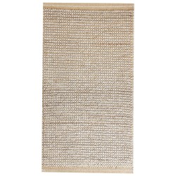 Dywan wełniany 80 x 150 cm beżowy BANOO