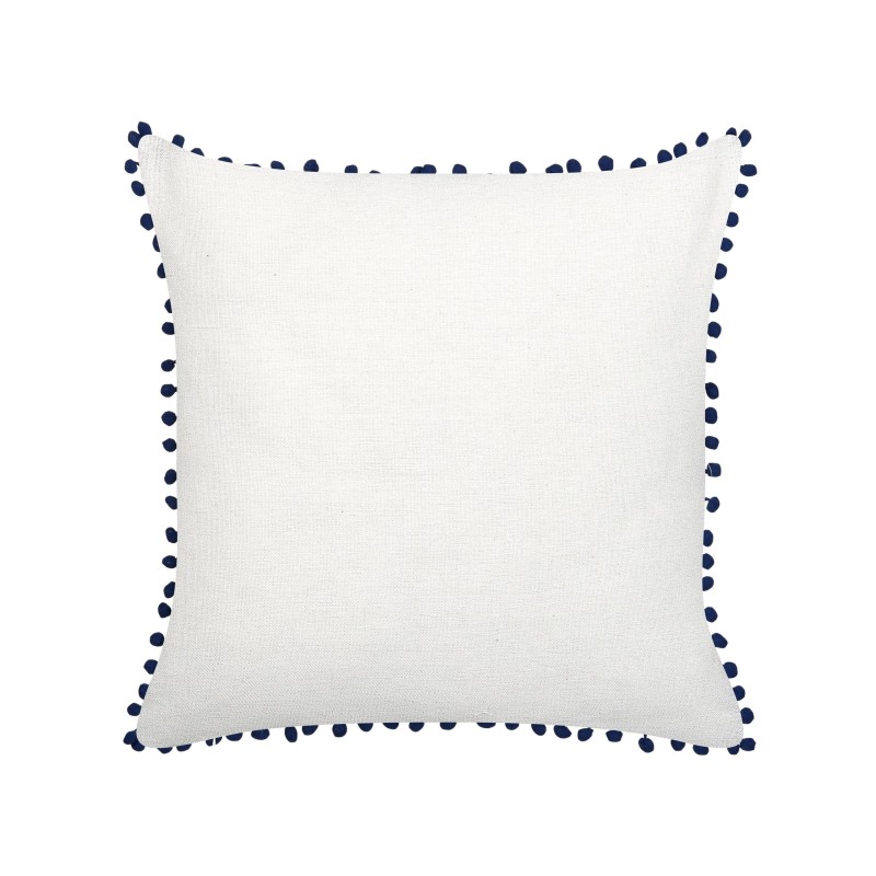 Zestaw 2 poduszek dekoracyjnych DANDELION 45 x 45 cm Ciemnoniebieski Wzór roślinny