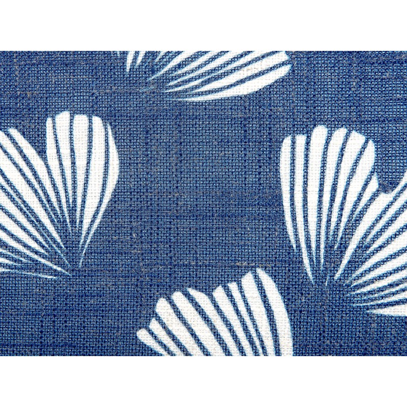 Zestaw 2 poduszek dekoracyjnych DANDELION 45 x 45 cm Ciemnoniebieski Wzór roślinny