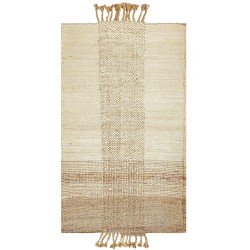 Dywan z juty 80 x 150 cm beżowy HAMZALAR