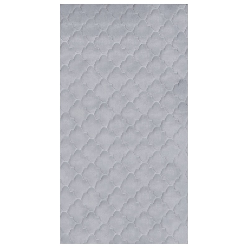 Dywan sztuczne futro królika 80 x 150 cm szary GHARO