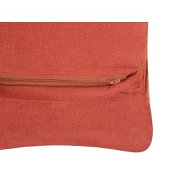 Poduszka dekoracyjna AKKOY Bawełna 45 x 45 cm Pomarańczowy Wzór geometryczny