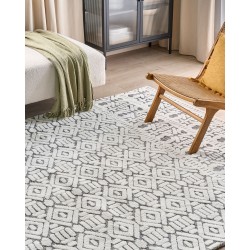 Dywan 200 x 300 cm biało-szary SIBI