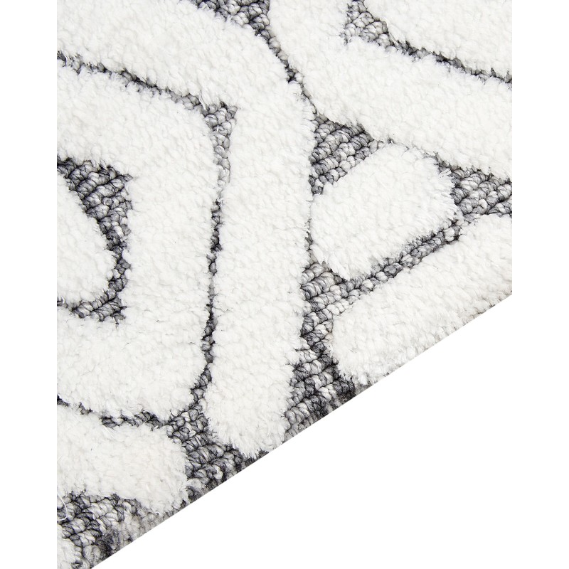 Dywan 200 x 300 cm biało-szary SIBI