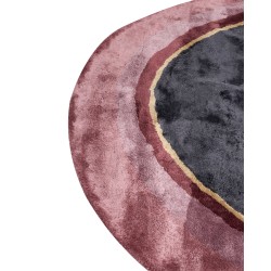 Dywan z wiskozy 160 x 230 cm czarny PITHORO