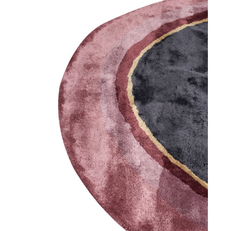 Dywan z wiskozy 160 x 230 cm czarny PITHORO