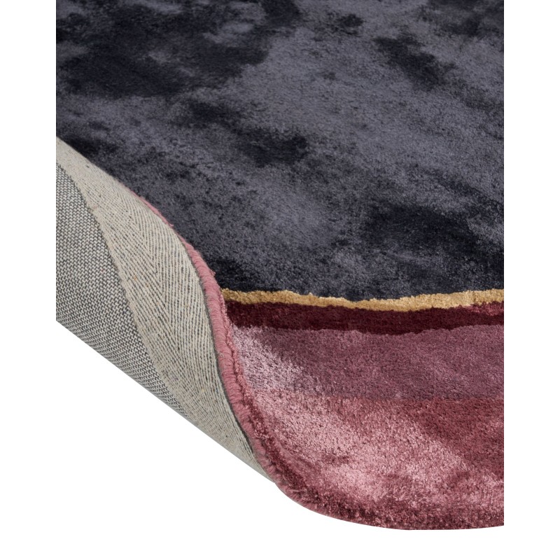 Dywan z wiskozy 160 x 230 cm czarny PITHORO