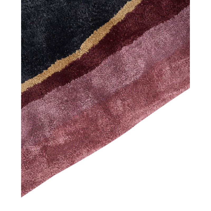 Dywan z wiskozy 160 x 230 cm czarny PITHORO