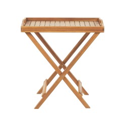 Stolik ogrodowy drewniany jasny JAVA