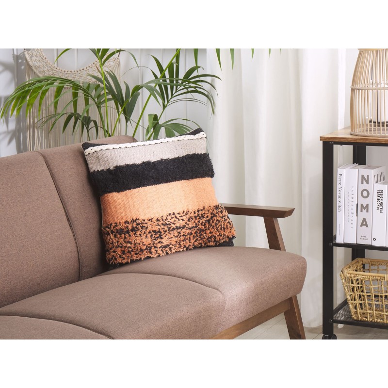 Zestaw 2 poduszek dekoracyjnych MIHALGAZI Bawełna 45 x 45 cm Kolorowy W paski