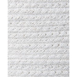 Zestaw 3 koszy BASIMA Bawełna Biały