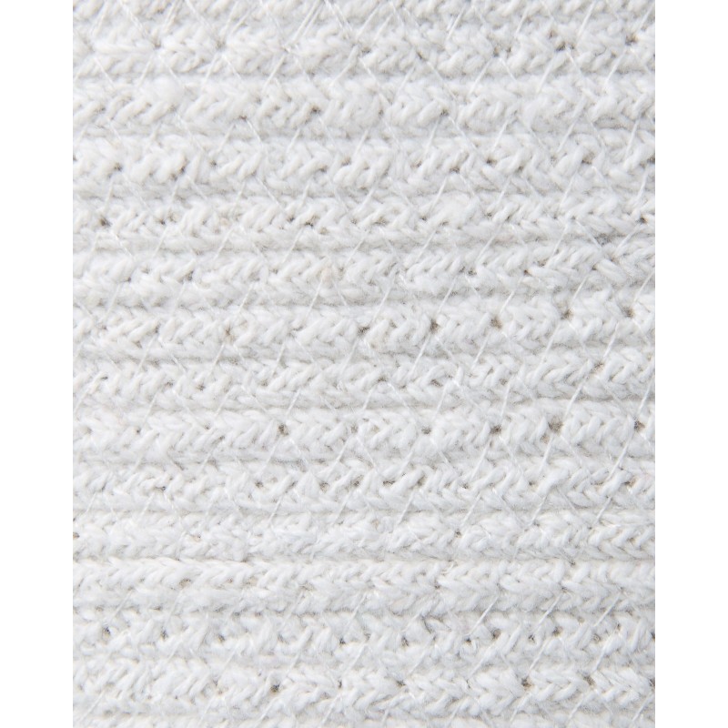 Zestaw 3 koszy BASIMA Bawełna Biały