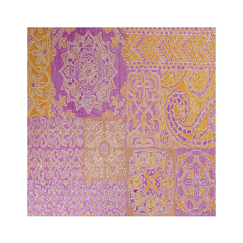 Dywan wełniany 200 x 200 cm wielokolorowy AVANOS