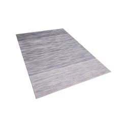 Dywan wełniany 140 x 200 cm szary KAPAKLI