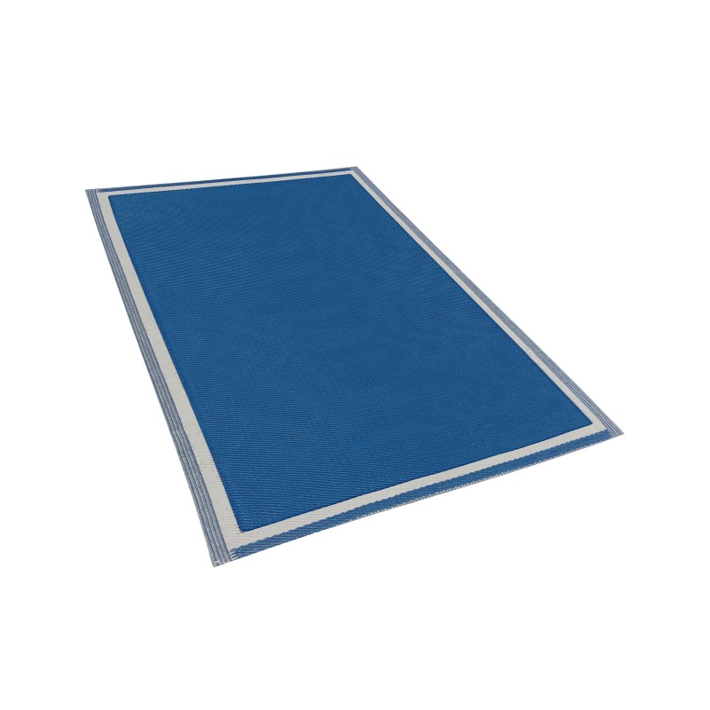 Dywan zewnętrzny 120 x 180 cm niebieski ETAWAH