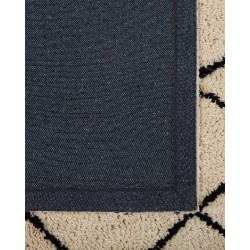 Dywan 200 x 300 cm beżowo-czarny MIDYAT