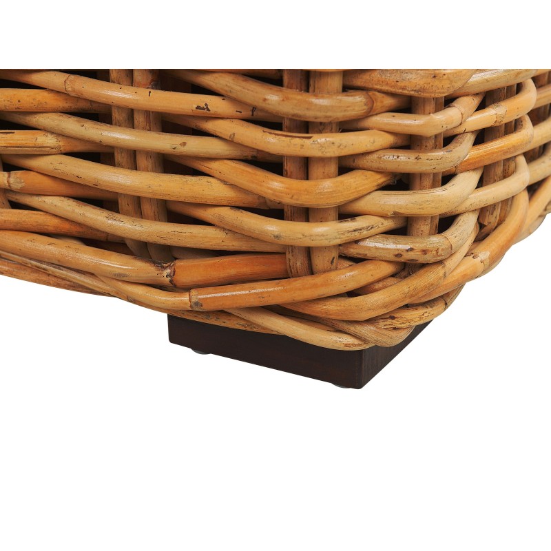 Sofa ogrodowa rattanowa naturalna FORLI