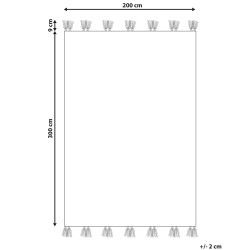 Dywan wełniany kilim 200 x 300 cm wielokolorowy KAGHTSRASHEN
