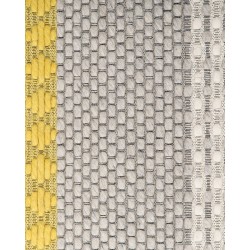 Dywan wełniany 140 x 200 cm żółto-szary AKKAYA