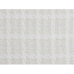 Zestaw 2 poduszek dekoracyjnych DOURIS 30 x 60 cm Jasnobeżowy W kratkę